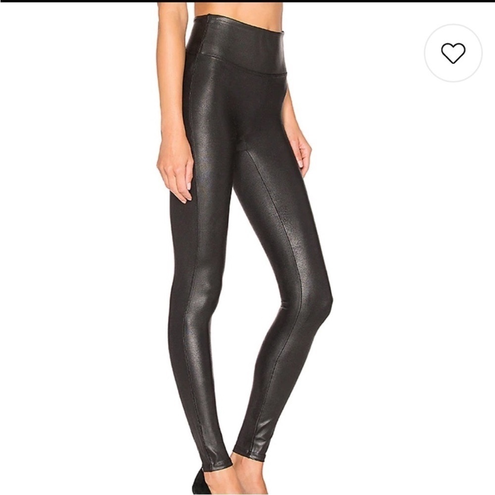 Spanx Faux Leather Leggings in Black
